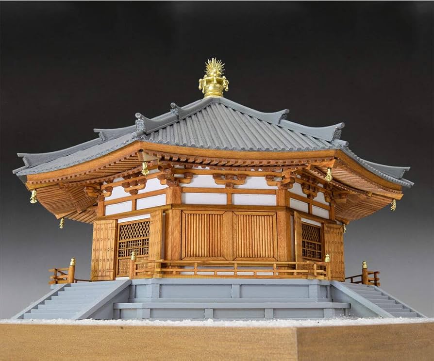 小林工芸　1/50法隆寺夢殿　ジオラマ　小林工芸　ウッディージョー　2 小林工芸 1/50法隆寺夢殿 ジオラマ 小林工芸 ウッディージョー 2